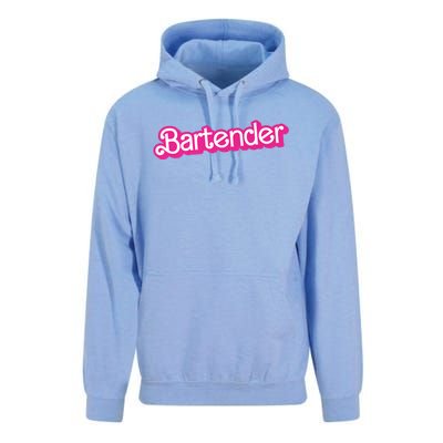 Bartender Pink Graphic Funny Bartender Unisex Surf Hoodie