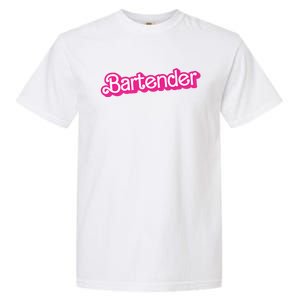 Bartender Pink Graphic Funny Bartender Garment-Dyed Heavyweight T-Shirt