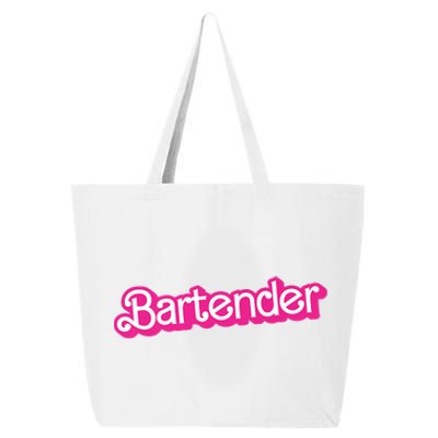 Bartender Pink Graphic Funny Bartender 25L Jumbo Tote