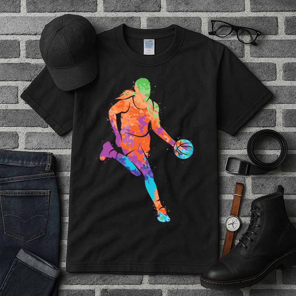 Basketball Player Girl Wo Girl Basketball Tall T-Shirt