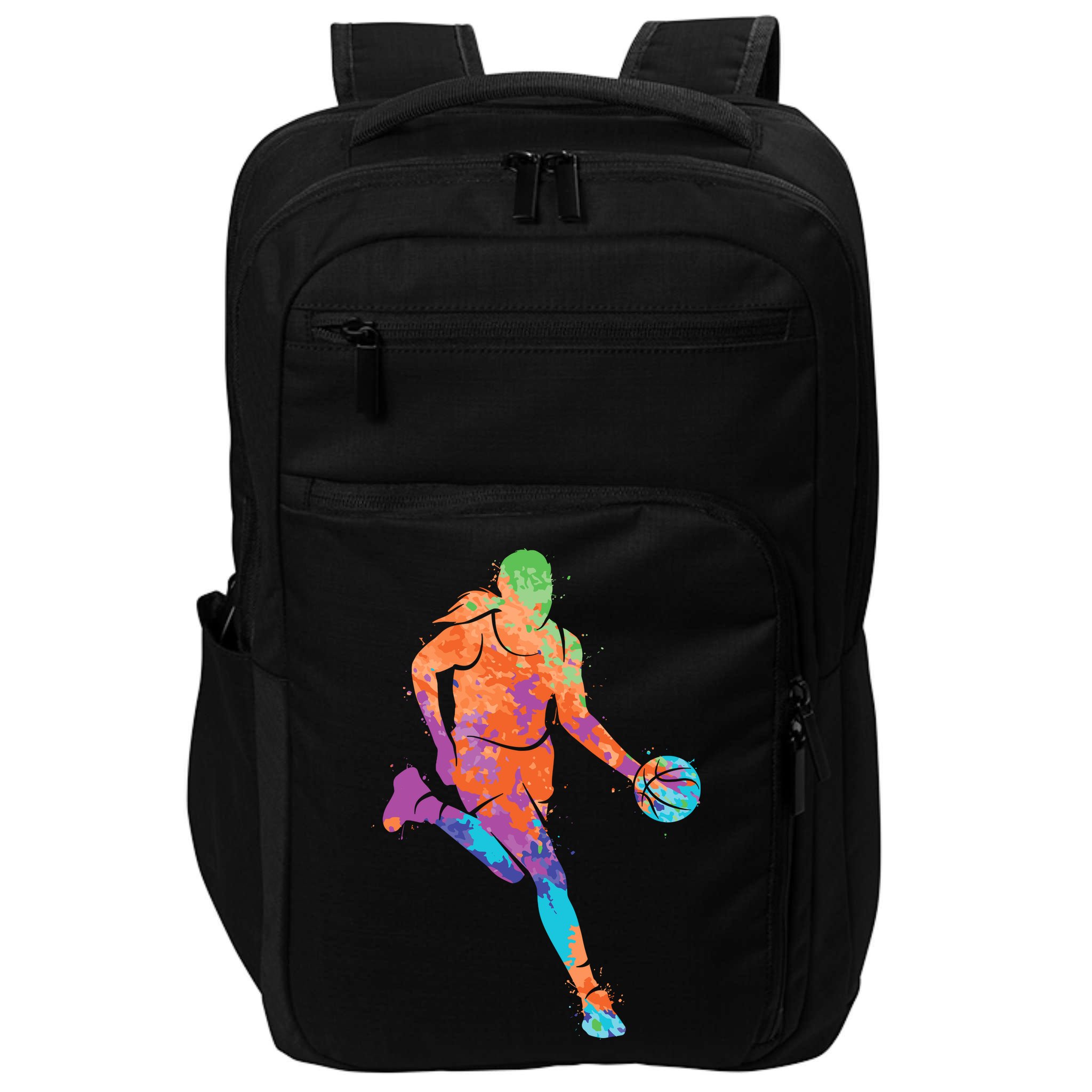 Basketball Player Girl Wo Girl Basketball Impact Tech Backpack