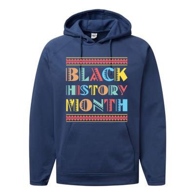 Black Pride Gift Black History Month Meaningful Gift Performance Fleece Hoodie