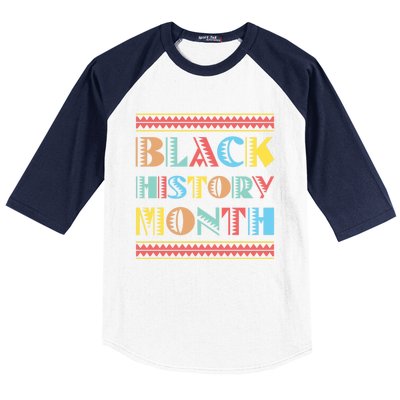 Black Pride Gift Black History Month Meaningful Gift Baseball Sleeve Shirt