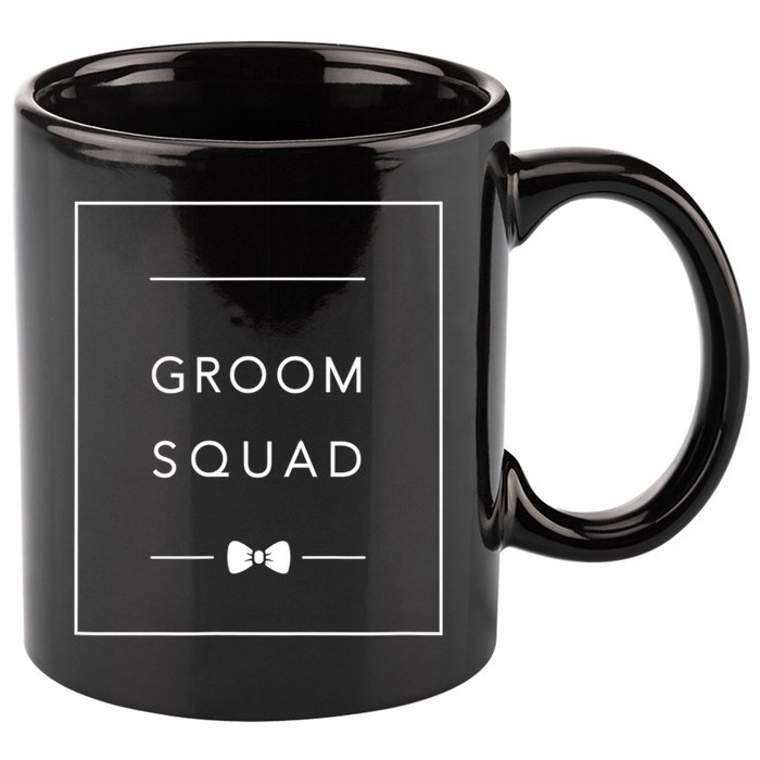 Bachelor Party Groom Squad Matching Groomsmen 11oz C Handle Ceramic Mug