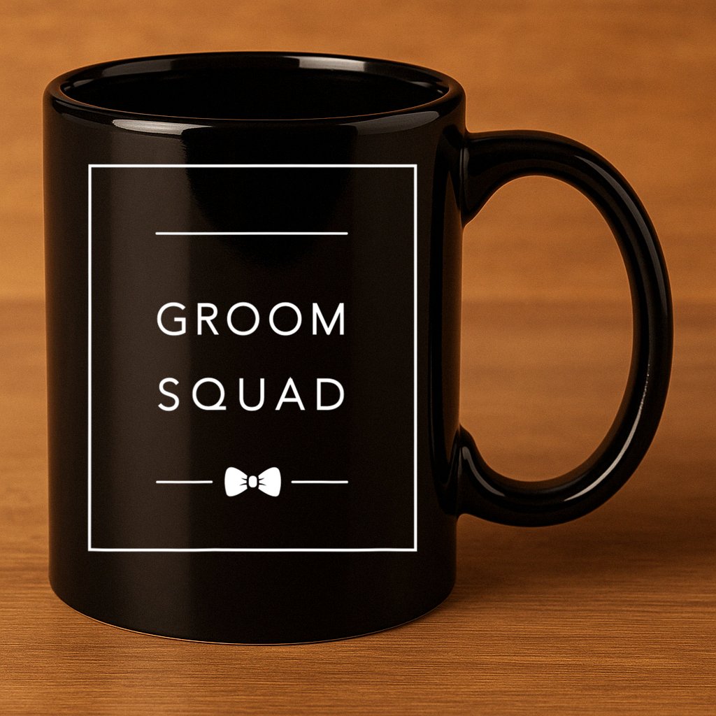 Bachelor Party Groom Squad Matching Groomsmen 11oz C Handle Ceramic Mug