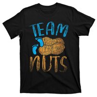 Baby Party Gender Reveal Party Team Nuts Funny Gender Reveal T-Shirt