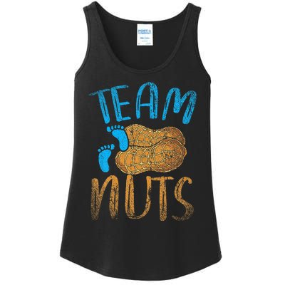 Baby Party Gender Reveal Party Team Nuts Funny Gender Reveal Ladies Essential Tank