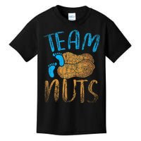 Baby Party Gender Reveal Party Team Nuts Funny Gender Reveal Kids T-Shirt