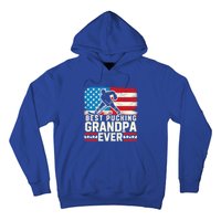 Best Pucking Grandpa Ever Gift Hockey Lover Gift Hoodie