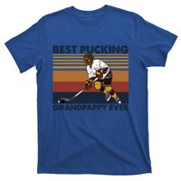 Best Pucking Grandpappy Ever Funny Hockey Grandpa Saying Cute Gift T-Shirt