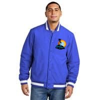 Beach Please! Gift Insulated Varsity Jacket