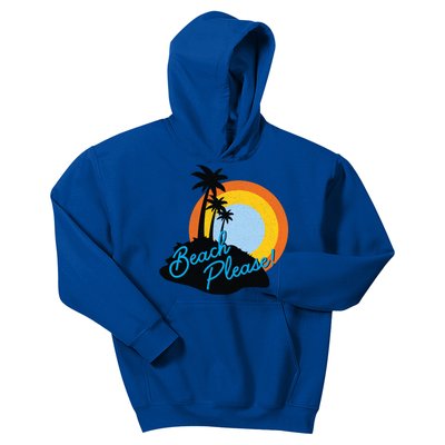 Beach Please! Gift Kids Hoodie