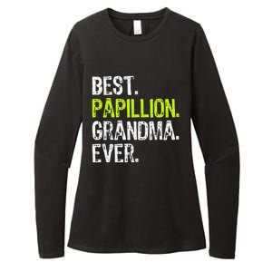 Best Papillion Grandma Ever Dog Lover Womens CVC Long Sleeve Shirt