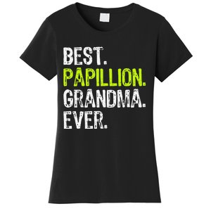 Best Papillion Grandma Ever Dog Lover Women's T-Shirt