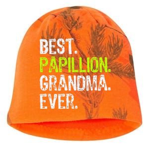 Best Papillion Grandma Ever Dog Lover Kati - Camo Knit Beanie