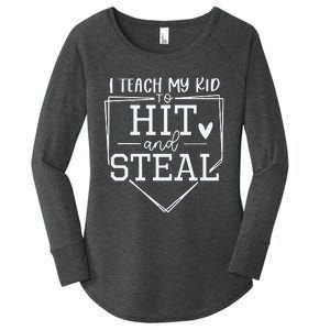 Baseball Player Gift Funny Baseball Mom Women's Perfect Tri Tunic Long Sleeve Shirt