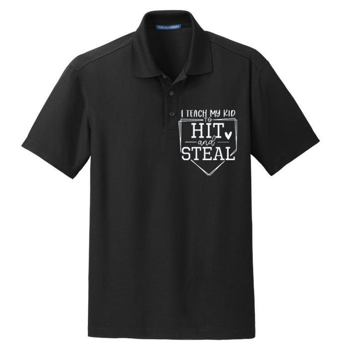 Baseball Player Gift Funny Baseball Mom Dry Zone Grid Polo