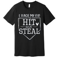 Baseball Player Gift Funny Baseball Mom Premium T-Shirt