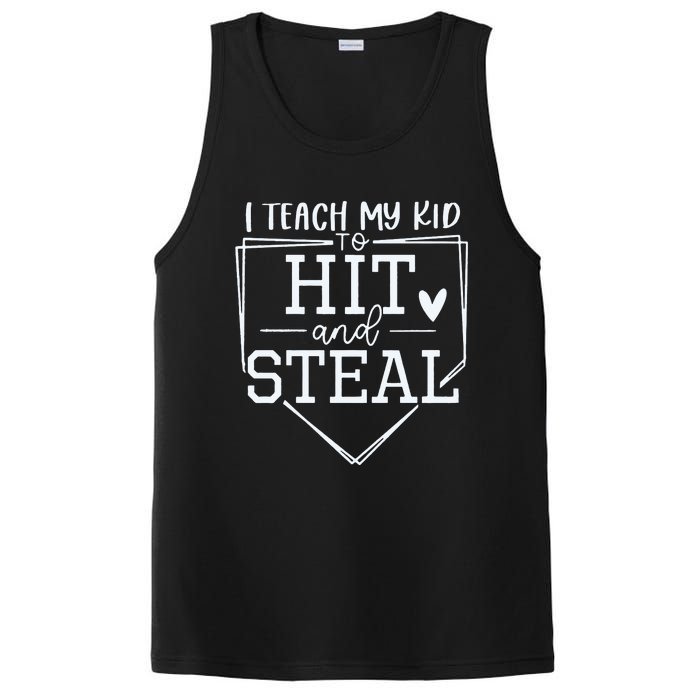 Baseball Player Gift Funny Baseball Mom PosiCharge Competitor Tank