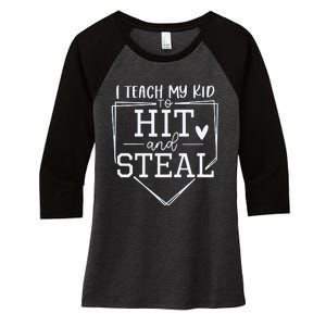 Baseball Player Gift Funny Baseball Mom Women's Tri-Blend 3/4-Sleeve Raglan Shirt