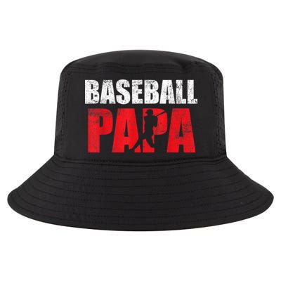 Baseball Papa Grandpa Fans Gift Cool Comfort Performance Bucket Hat