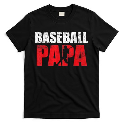 Baseball Papa Grandpa Fans Gift T-Shirt
