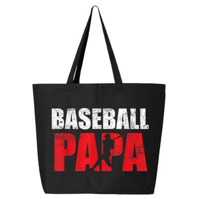 Baseball Papa Grandpa Fans Gift 25L Jumbo Tote