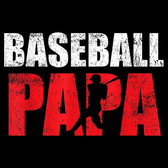 Baseball Papa Grandpa Fans Gift Kids Hoodie