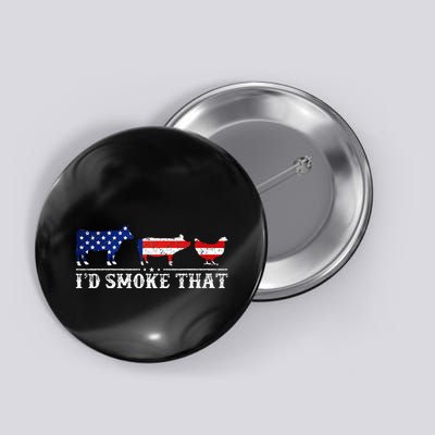 Bbq Party Grill Smoker Chef Dad Id Smoke That Button