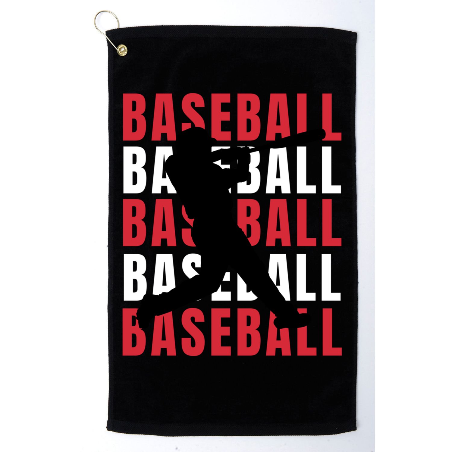 Baseball Player Gift Golf Towel