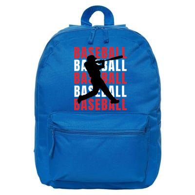 Baseball Player Gift 16 in Basic Backpack