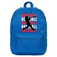 Baseball Player Gift 16 in Basic Backpack