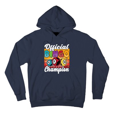 Bingo Player Gambling Bingo Champion Hoodie