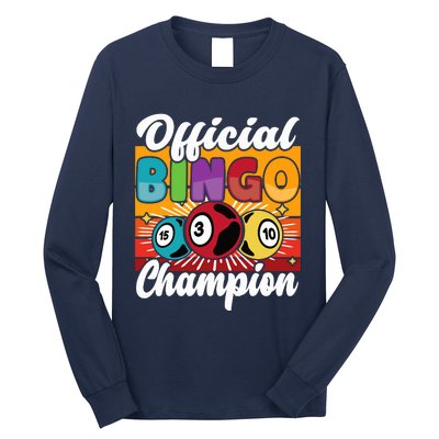 Bingo Player Gambling Bingo Champion Long Sleeve Shirt