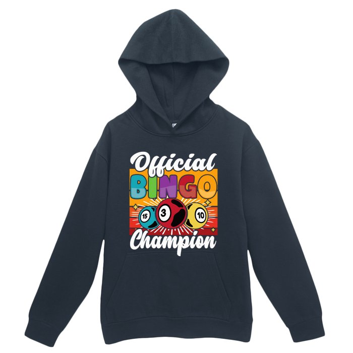 Bingo Player Gambling Bingo Champion Urban Pullover Hoodie