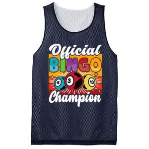 Bingo Player Gambling Bingo Champion Mesh Reversible Basketball Jersey Tank