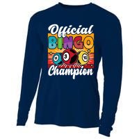 Bingo Player Gambling Bingo Champion Cooling Performance Long Sleeve Crew