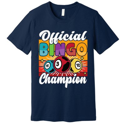 Bingo Player Gambling Bingo Champion Premium T-Shirt