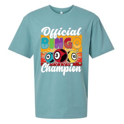 Bingo Player Gambling Bingo Champion Sueded Cloud Jersey T-Shirt