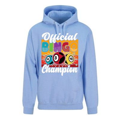 Bingo Player Gambling Bingo Champion Unisex Surf Hoodie