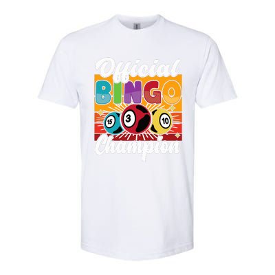 Bingo Player Gambling Bingo Champion Softstyle CVC T-Shirt