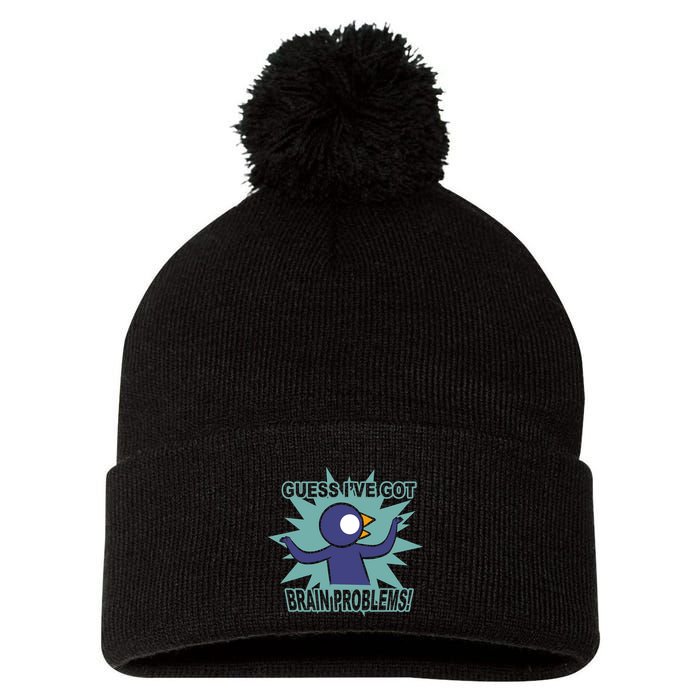 Brain Problems Guess IVe Got Pom Pom 12in Knit Beanie