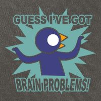 Brain Problems Guess IVe Got Cotton Canvas Backpack
