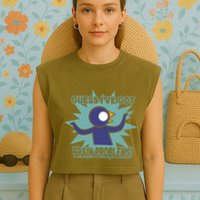 Brain Problems Guess IVe Got Garment-Dyed Women's Muscle Tee