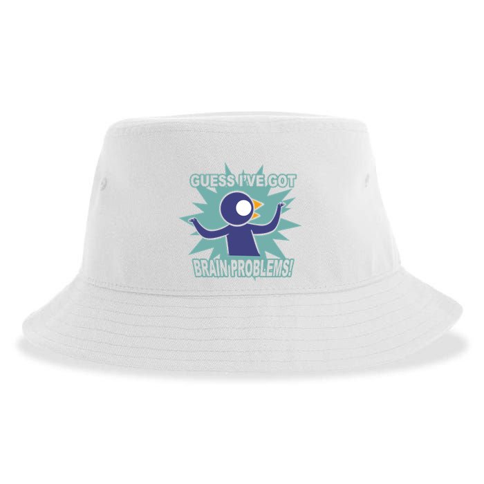 Brain Problems Guess IVe Got Sustainable Bucket Hat