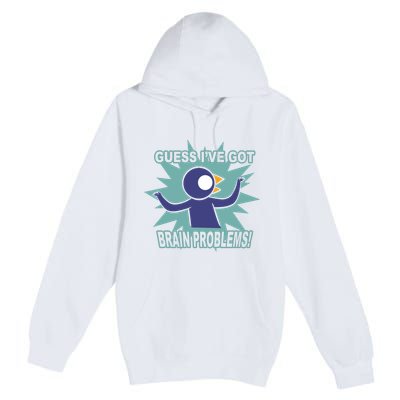 Brain Problems Guess IVe Got Premium Pullover Hoodie