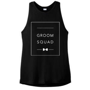 Bachelor Party Groom Squad Matching Groomsmen Ladies PosiCharge Tri-Blend Wicking Tank