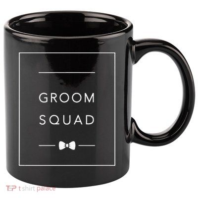 Bachelor Party Groom Squad Matching Groomsmen 11oz C Handle Ceramic Mug
