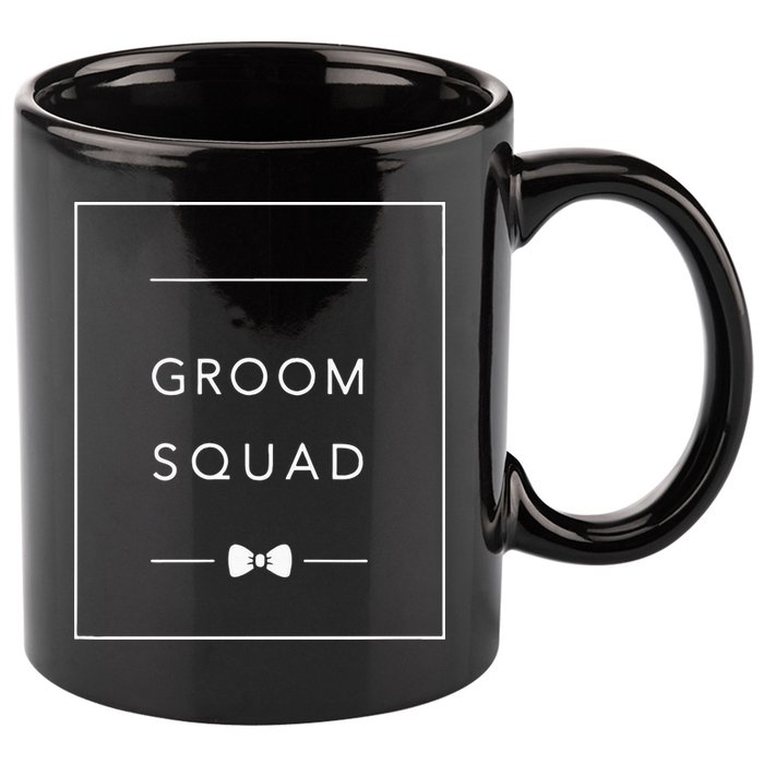 Bachelor Party Groom Squad Matching Groomsmen 11oz C Handle Ceramic Mug