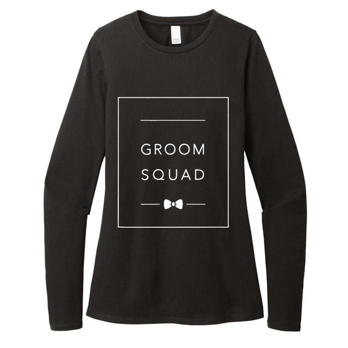 Bachelor Party Groom Squad Matching Groomsmen Womens CVC Long Sleeve Shirt